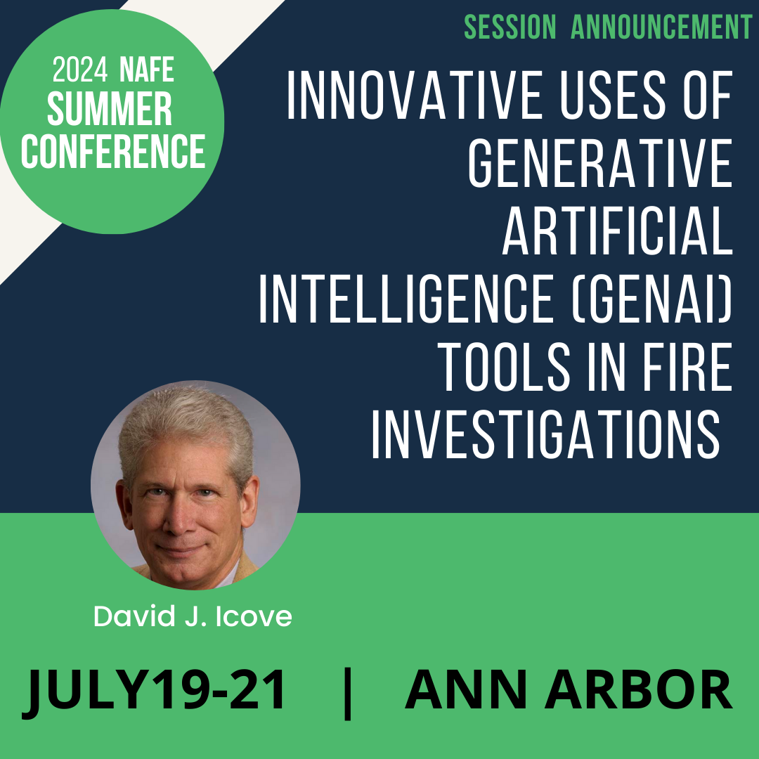 Innovative Uses of Generative Artificial Intelligence (GenAI) Tools in Fire Investigations 