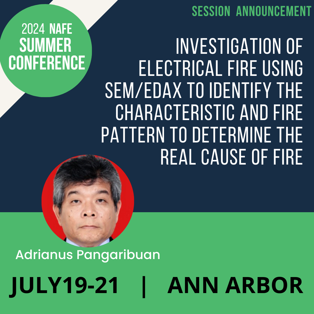 Investigation of Electrical Fire Using SEM/EDAX to Identify the Characteristic and Fire Pattern to Determine the Real Cause of Fire