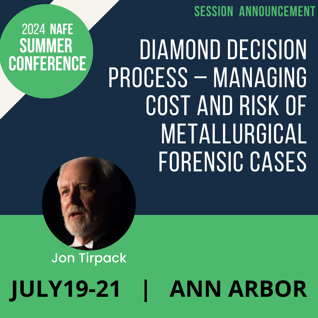 Diamond Decision Process – Managing Cost and Risk of Metallurgical Forensic Cases